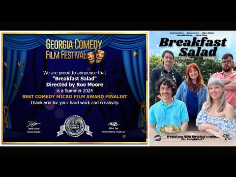 Breakfast Salad, Comedy Micro Film Interview with Roe Moore