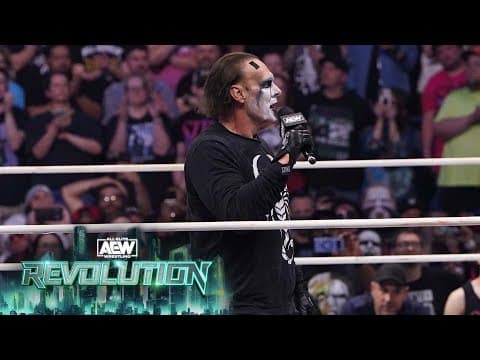 After AEW Revolution went off the air, Sting shared some final words!