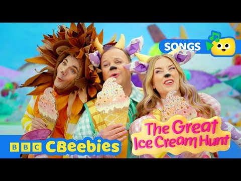 In The Summer Song 🌞🍦 | CBeebies Musical The Great Ice Cream Hunt | Kids Ice Cream & Festival Fun